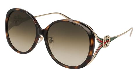 gucci women's oval sunglasses